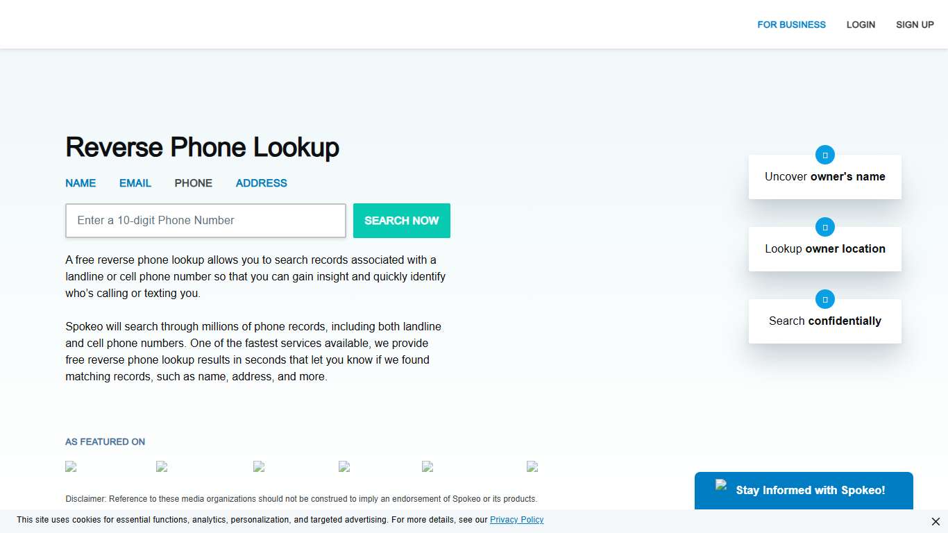 Reverse Phone Lookup | Phone Number Search - Spokeo